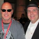 Jim McMahon of the Chicago Bears and John Ost at Cigar Event.